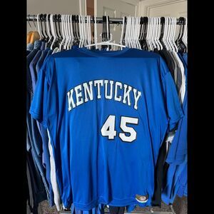 UK Kentucky Louisville Slugger #45 baseball athletic tee